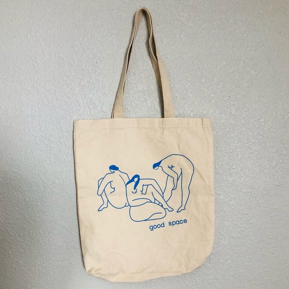 Handbags - Good Space Lady Nudes Canvas Tote